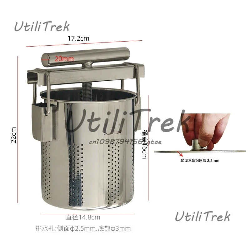 Manual stainless steel water squeezer press
Manual stainless steel water squeezer press