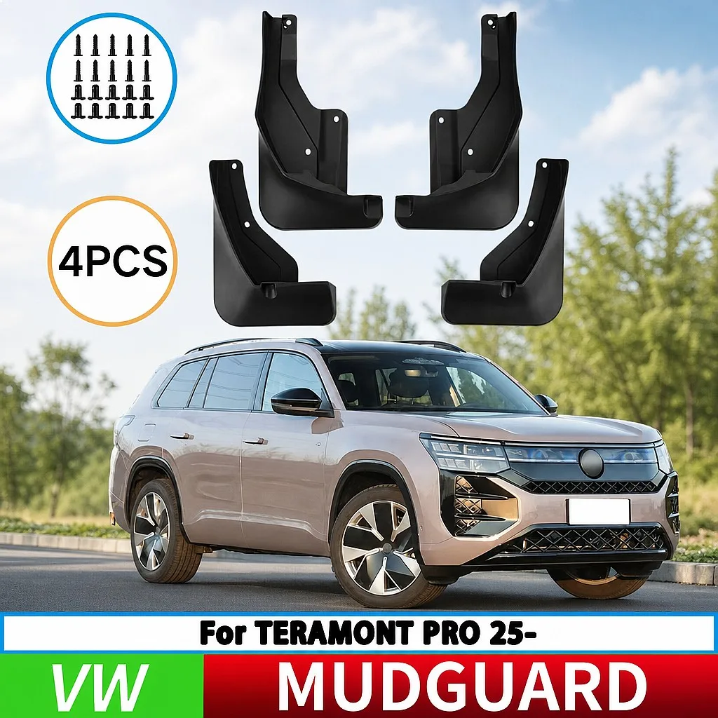 For Volkswagen Touron Teramont Pro 2025 4pcs Mud Flaps Splash Guards Front Rear Wheel Fender Auto Parts
For Volkswagen Touron Teramont Pro 2025 4pcs Mud Flaps Splash Guards Front Rear Wheel Fender Auto Parts