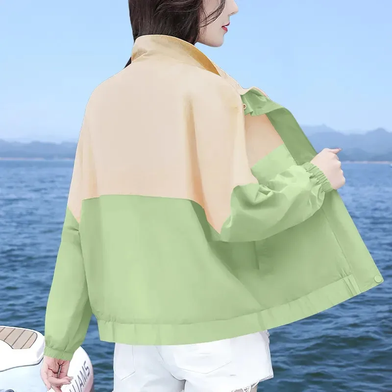Summer Outerwear 2022 New Sun Protection Clothing Female Breathable Short Coat Anti-UV Thin Jacket Wild Baseball Uniform
Summer Outerwear 2022 New Sun Protection Clothing Female Breathable Short Coat Anti-UV Thin Jacket Wild Baseball Uniform