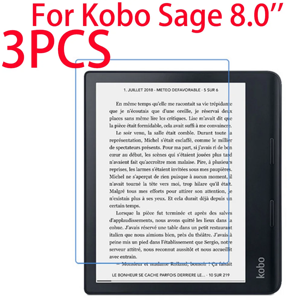 3 Packs For Kobo Sage 8.0 inch Soft PET Clear Screen Protector Guard Protective Clear Film For Kobo Sage 8.0 inches Not Glass
3 Packs For Kobo Sage 8.0 inch Soft PET Clear Screen Protector Guard Protective Clear Film For Kobo Sage 8.0 inches Not Glass