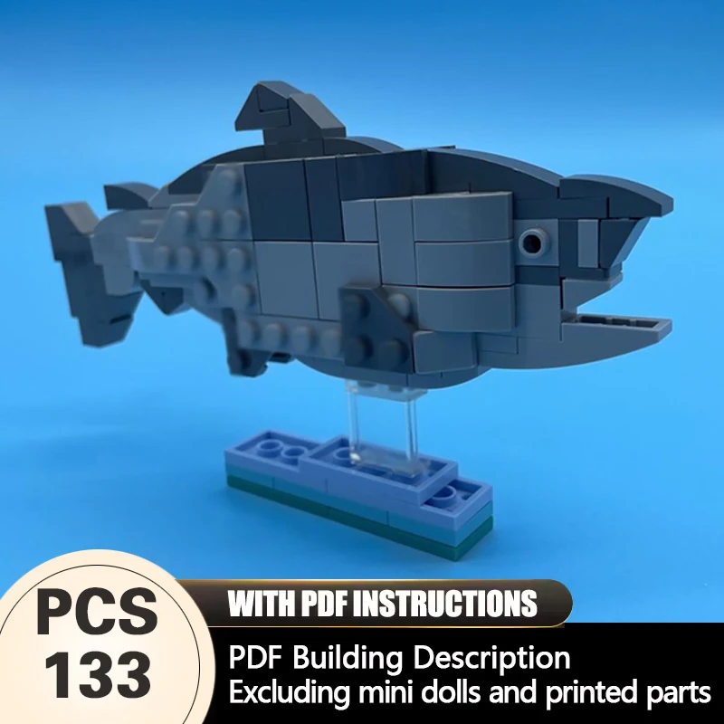 Creators Animal Series Model MOC Building Bricks Bigeye Tuna Modular Technology Gifts Holiday Assemble Children Toys Suit
Creators Animal Series Model MOC Building Bricks Bigeye Tuna Modular Technology Gifts Holiday Assemble Children Toys Suit
