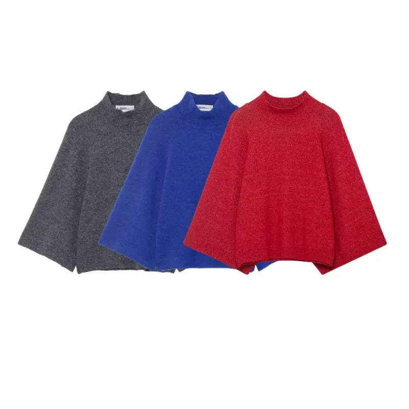 Весенний женский джемпер с широкими рукавами, повседневный вязаный свитер с высоким воротом и длинными рукавами, женский свитер в рубчик, женские простые шикарные топы
Весенний женский джемпер с широкими рукавами, повседневный вязаный свитер с высоким воротом и длинными рукавами, женский свитер в рубчик, женские простые шикарные топы