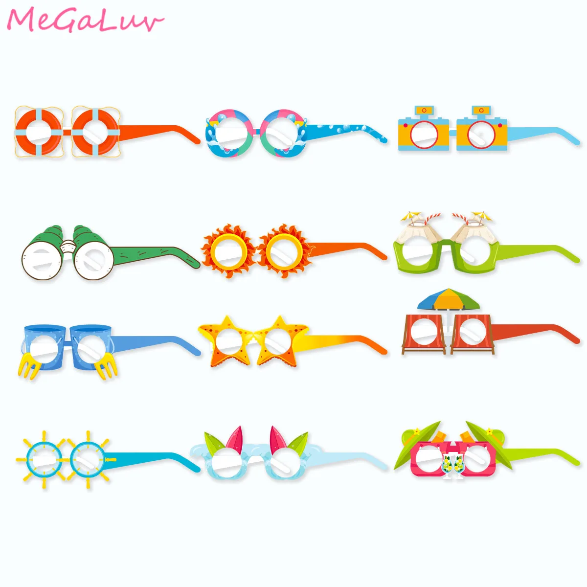 12Pcs Hawaii Theme Style Glasses Decoration Paper Glasses Hawaiian Summer Birthday Party Decoration Party Supplies
12Pcs Hawaii Theme Style Glasses Decoration Paper Glasses Hawaiian Summer Birthday Party Decoration Party Supplies