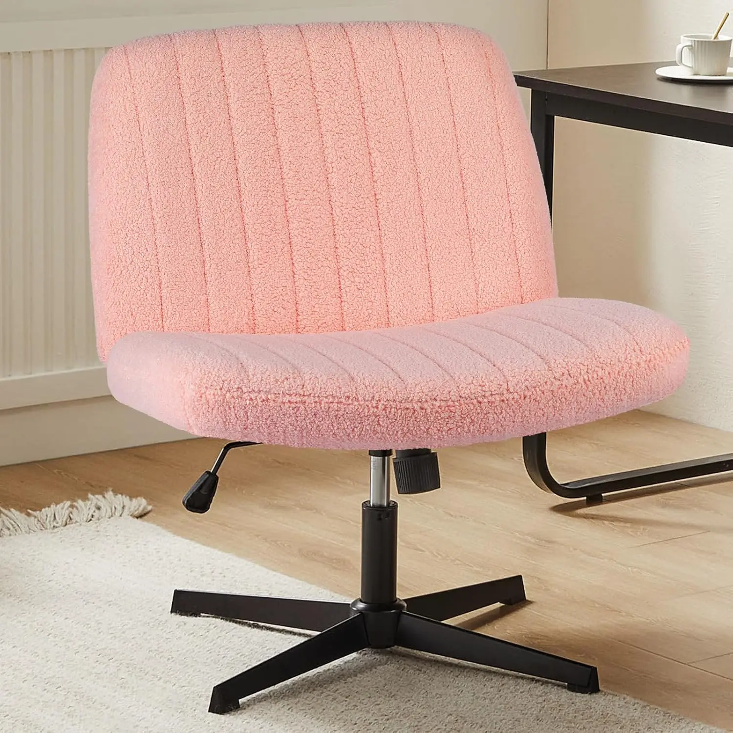 Criss Cross Chair Legged, Arml Office Desk Chair No Wheels, Swivel Vanity Chair, Height Adjustable Wide Seat Computer Task
Criss Cross Chair Legged, Arml Office Desk Chair No Wheels, Swivel Vanity Chair, Height Adjustable Wide Seat Computer Task