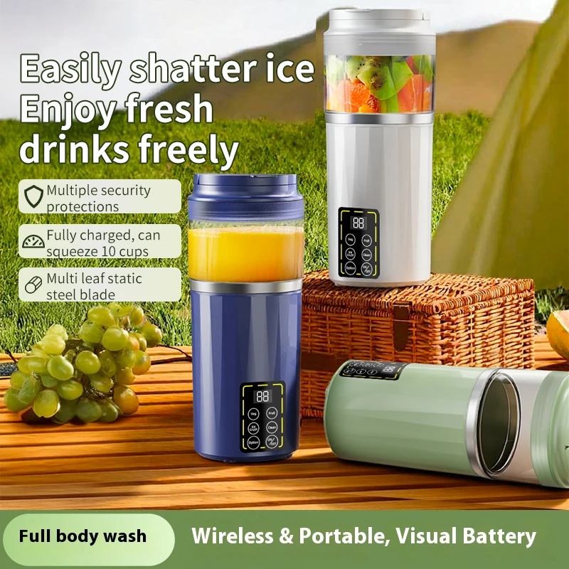 Portable Blender cup Electric USB Juicer Portable Juicer for Milkshakes and Smoothies Juice 460ml 12 Blades small blender
Portable Blender cup Electric USB Juicer Portable Juicer for Milkshakes and Smoothies Juice 460ml 12 Blades small blender