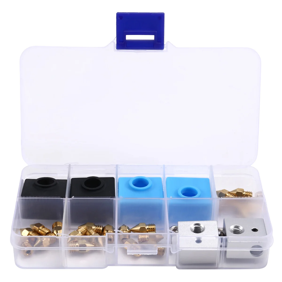 Get! 3D Printer Upgrade Kit Nozzles, Heating Block, Silicone Sleeve Complete Accessories Set MK8 Kit
Get! 3D Printer Upgrade Kit Nozzles, Heating Block, Silicone Sleeve Complete Accessories Set MK8 Kit