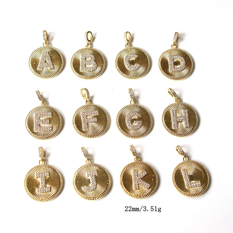 10Pcs/White Circle Crystal 26 Letters Medal Pendant for Necklace Copper Gold Plated Alphabet Initial Jewelry Making Supplies
10Pcs/White Circle Crystal 26 Letters Medal Pendant for Necklace Copper Gold Plated Alphabet Initial Jewelry Making Supplies
