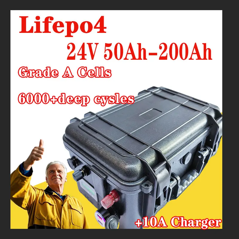 Аккумулятор Lifepo4 Waterproof1 24 В 50 Ач 60 Ач 80 Ач 100 Ач 130 Ач 150 Ач 200 Ач BMS 8S для троллингового двигателя солнечной системы Кемпер + зарядка 10 А
Аккумулятор Lifepo4 Waterproof1 24 В 50 Ач 60 Ач 80 Ач 100 Ач 130 Ач 150 Ач 200 Ач BMS 8S для троллингового двигателя солнечной системы Кемпер + зарядка 10 А