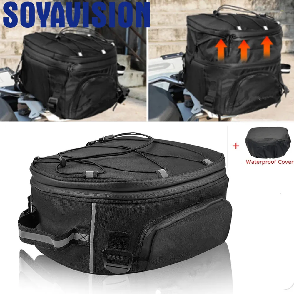 Waterproof Motorcycle Tail Bag For BMW R1250GS R1200GS LC Advenutre F850GS F750GS Honda Yamaha Kawasaki Rear Seat Bag Luggage
Waterproof Motorcycle Tail Bag For BMW R1250GS R1200GS LC Advenutre F850GS F750GS Honda Yamaha Kawasaki Rear Seat Bag Luggage