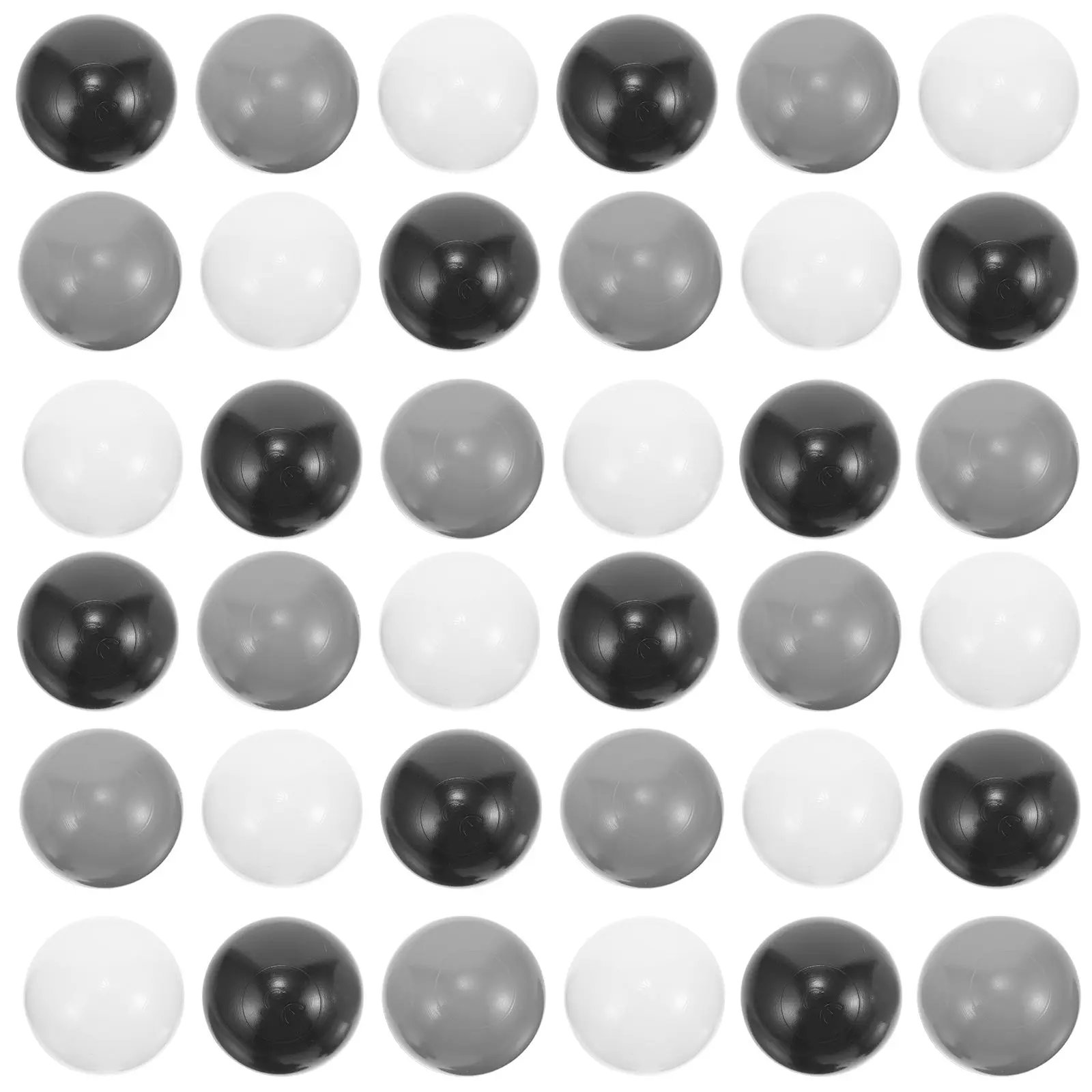 100 Pcs 5 Plastic For Pits 5CM Black White Grey Small Plastic Toys Pits Kids Party Decorations Swim Pool Play
100 Pcs 5 Plastic For Pits 5CM Black White Grey Small Plastic Toys Pits Kids Party Decorations Swim Pool Play