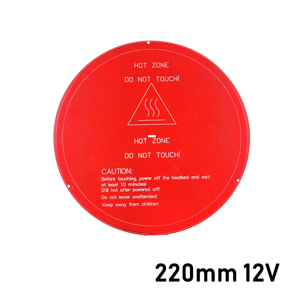 MK3 Hotbed 220*220*1.5mm Aluminum Heatbed Hot Bed Plate Dual Power 12V 120w Round PCB Heating bed for 3D Printer Parts
MK3 Hotbed 220*220*1.5mm Aluminum Heatbed Hot Bed Plate Dual Power 12V 120w Round PCB Heating bed for 3D Printer Parts