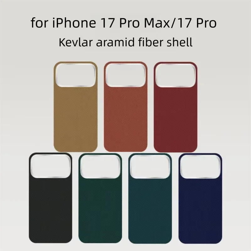 Ultra Slim Real Aramid Kevlar Carbon Fiber Case For IPhone 17 Air Pro Max MagSafe Magnetic Charging Shockproof Protective Cover
Ultra Slim Real Aramid Kevlar Carbon Fiber Case For IPhone 17 Air Pro Max MagSafe Magnetic Charging Shockproof Protective Cover