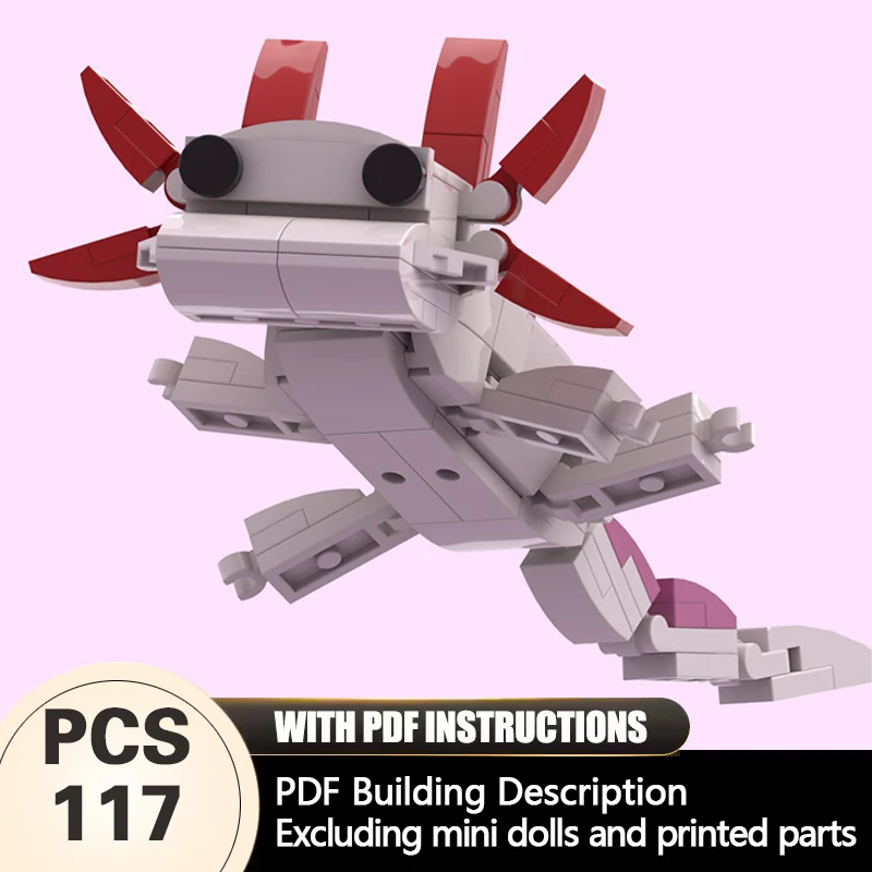 Creators Animal Series Model MOC Building Bricks Axolotl Modular Technology Gifts Holiday Assemble Children Toys Suit
Creators Animal Series Model MOC Building Bricks Axolotl Modular Technology Gifts Holiday Assemble Children Toys Suit