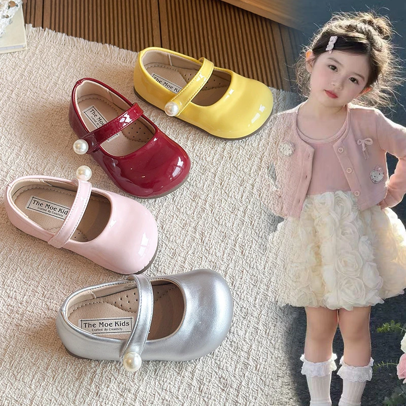 Children'S Single Shoes Red High-End Leather Shoes Mary Jane Patent Leather Soft-Soled Versatile Princess Shoes For Girls School
Children'S Single Shoes Red High-End Leather Shoes Mary Jane Patent Leather Soft-Soled Versatile Princess Shoes For Girls School