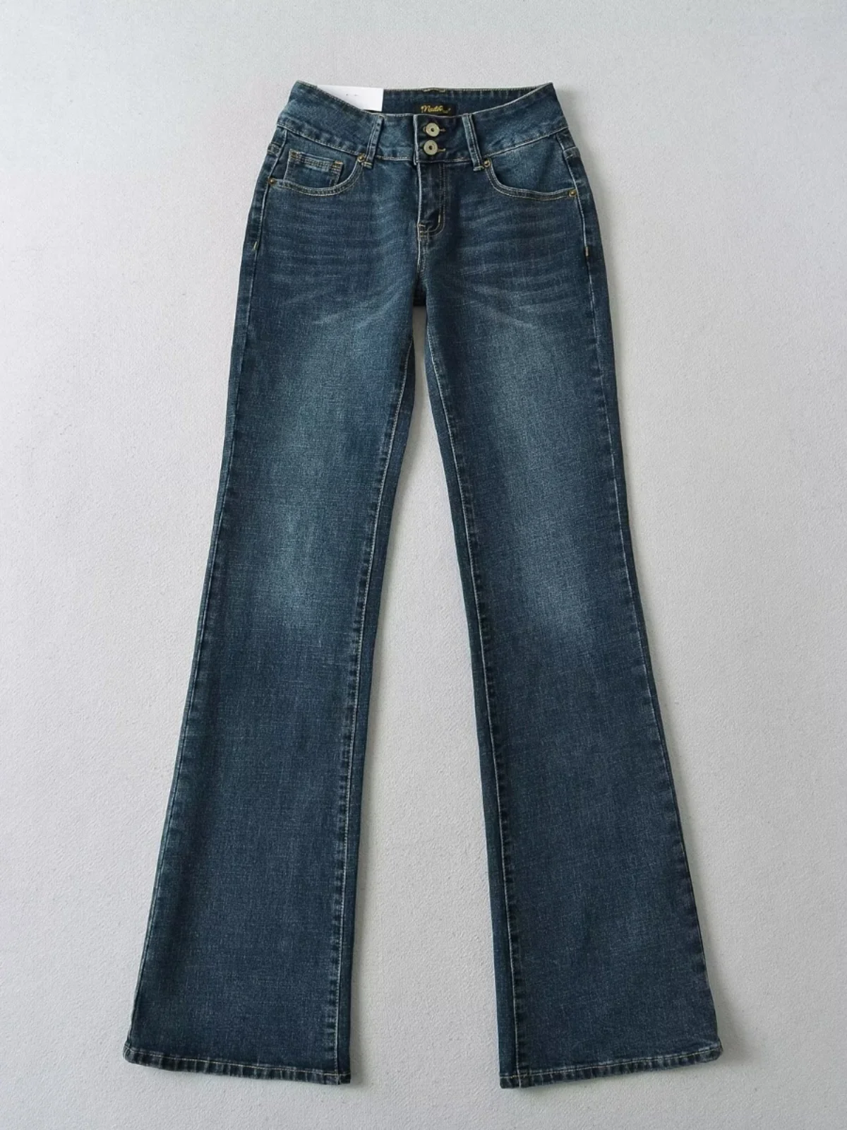 Street Style Low Waist Bell Bottom Jeans Sexy Belly Button Show off Worn Washed Denim Trousers Long Pants Spring Fashion
Street Style Low Waist Bell Bottom Jeans Sexy Belly Button Show off Worn Washed Denim Trousers Long Pants Spring Fashion