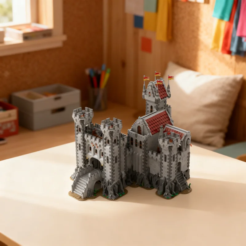 Набор строительных блоков MOC «Замок Красных Львов II» (10007 деталей) – креативный подарок, коллекционный предмет, декор для дома и офиса, премиум-класс для взрослых и детей
Набор строительных блоков MOC «Замок Красных Львов II» (10007 деталей) – креативный подарок, коллекционный предмет, декор для дома и офиса, премиум-класс для взрослых и детей