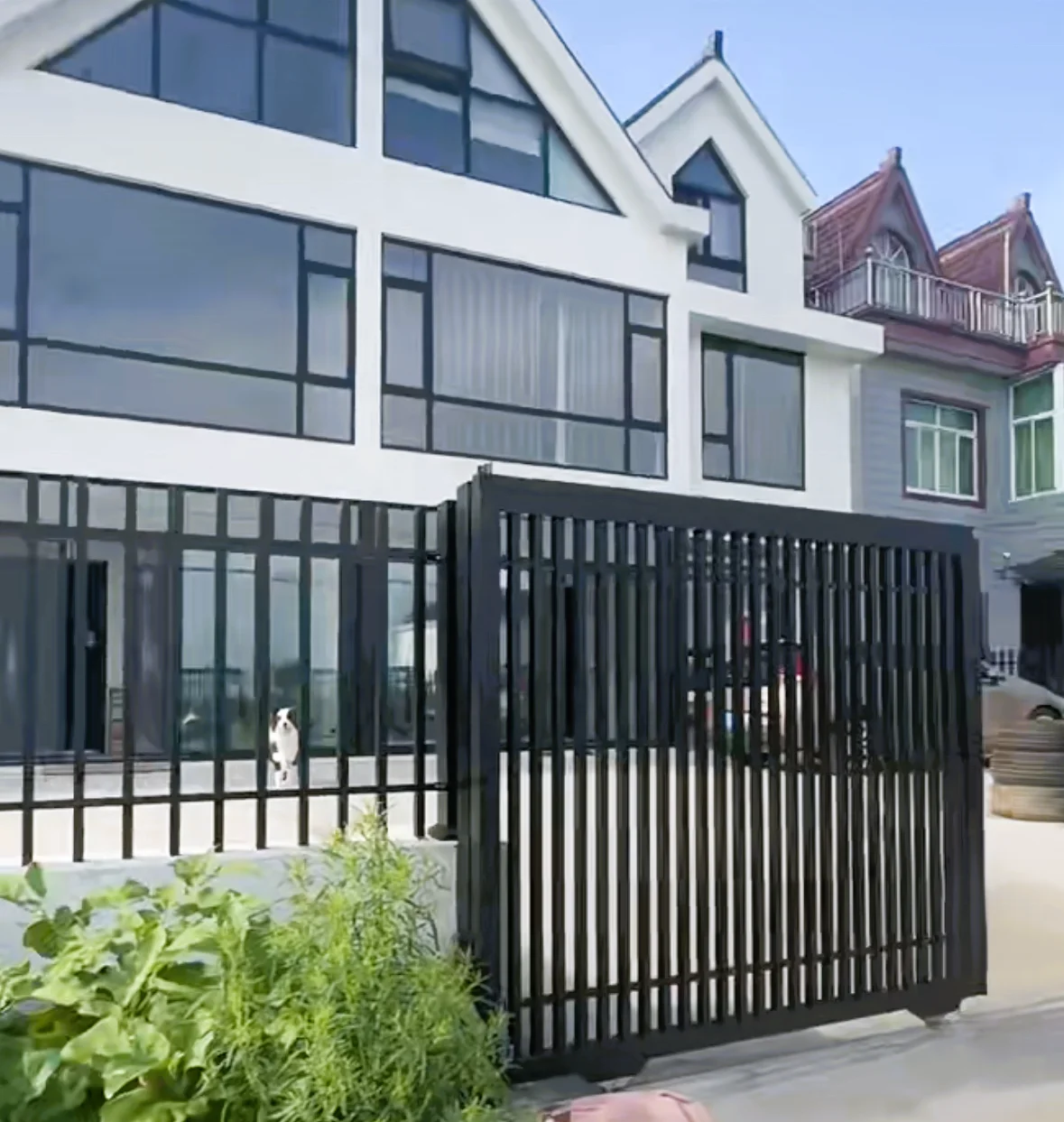 Автоматические электрические 6-футовые ворота из алюминиевого сплава для частных территорий, 3D-модель, консольные раздвижные ворота для двора, защитное ограждение, садовые ворота Gatepro
Автоматические электрические 6-футовые ворота из алюминиевого сплава для частных территорий, 3D-модель, консольные раздвижные ворота для двора, защитное ограждение, садовые ворота Gatepro
