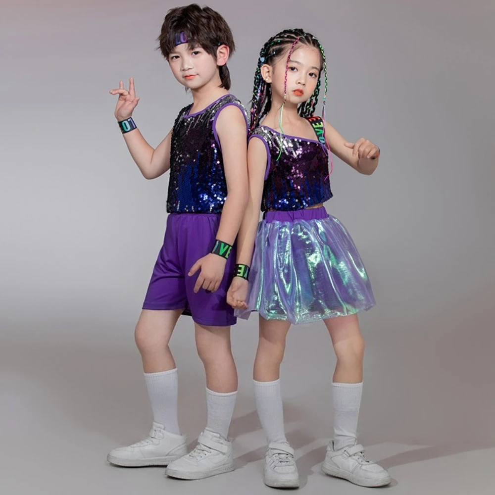Child Cheerleading Performance Uniform Dance Wear Jazz Street Dance Hip-hop Boys Girls Set Kids Clothes Children Clothing Party
Child Cheerleading Performance Uniform Dance Wear Jazz Street Dance Hip-hop Boys Girls Set Kids Clothes Children Clothing Party