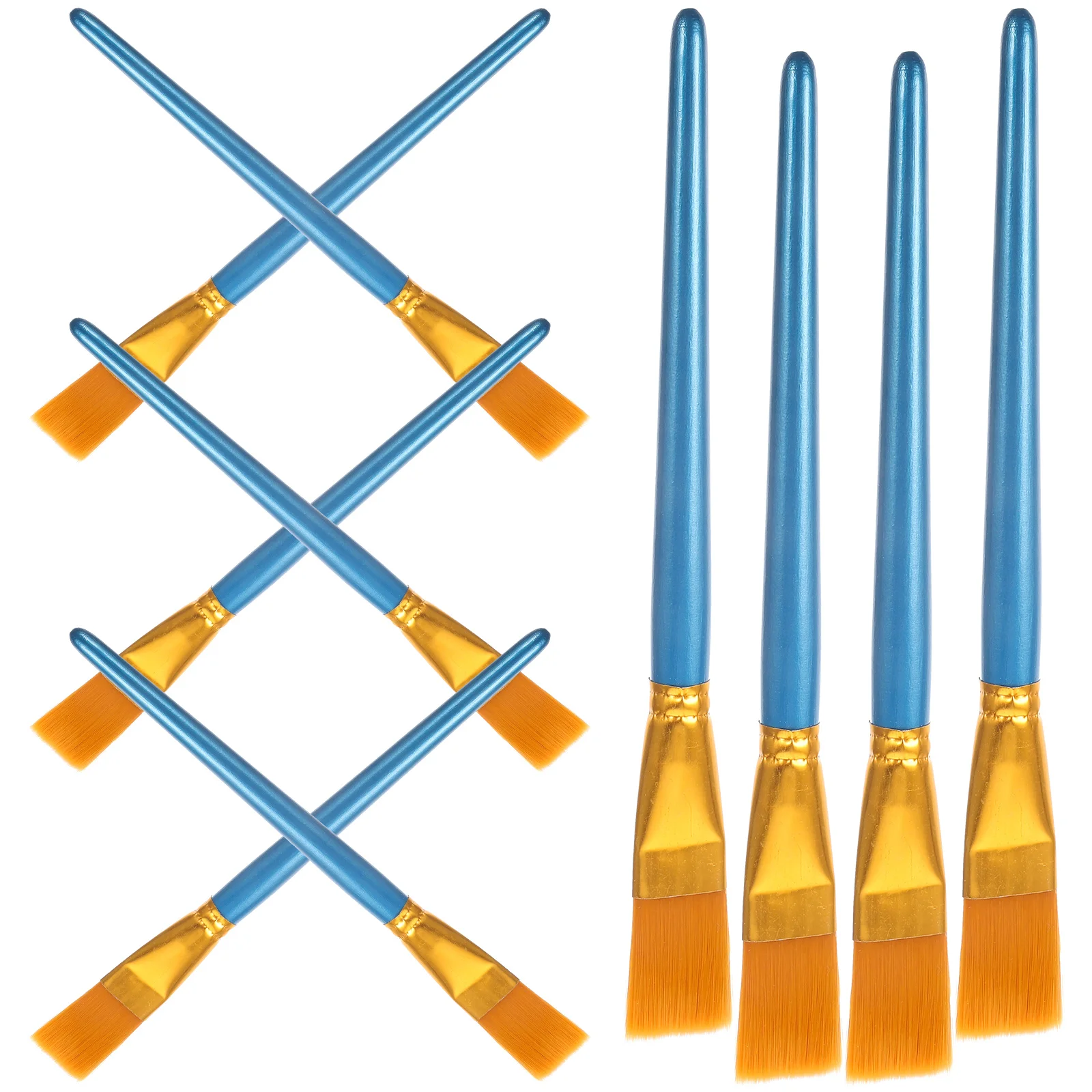 10 Pcs Watercolor Brushes Acrylic Painting Tools Flat Tips Short Hair Graffiti Coloring Pens Nylon Student Supplies
10 Pcs Watercolor Brushes Acrylic Painting Tools Flat Tips Short Hair Graffiti Coloring Pens Nylon Student Supplies