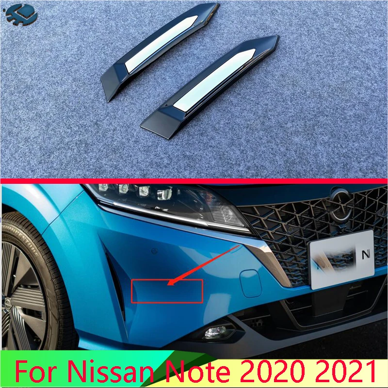 For Nissan Note 2020 2021 Car Accessories ABS Chrome Front bumper side air vents trim
For Nissan Note 2020 2021 Car Accessories ABS Chrome Front bumper side air vents trim