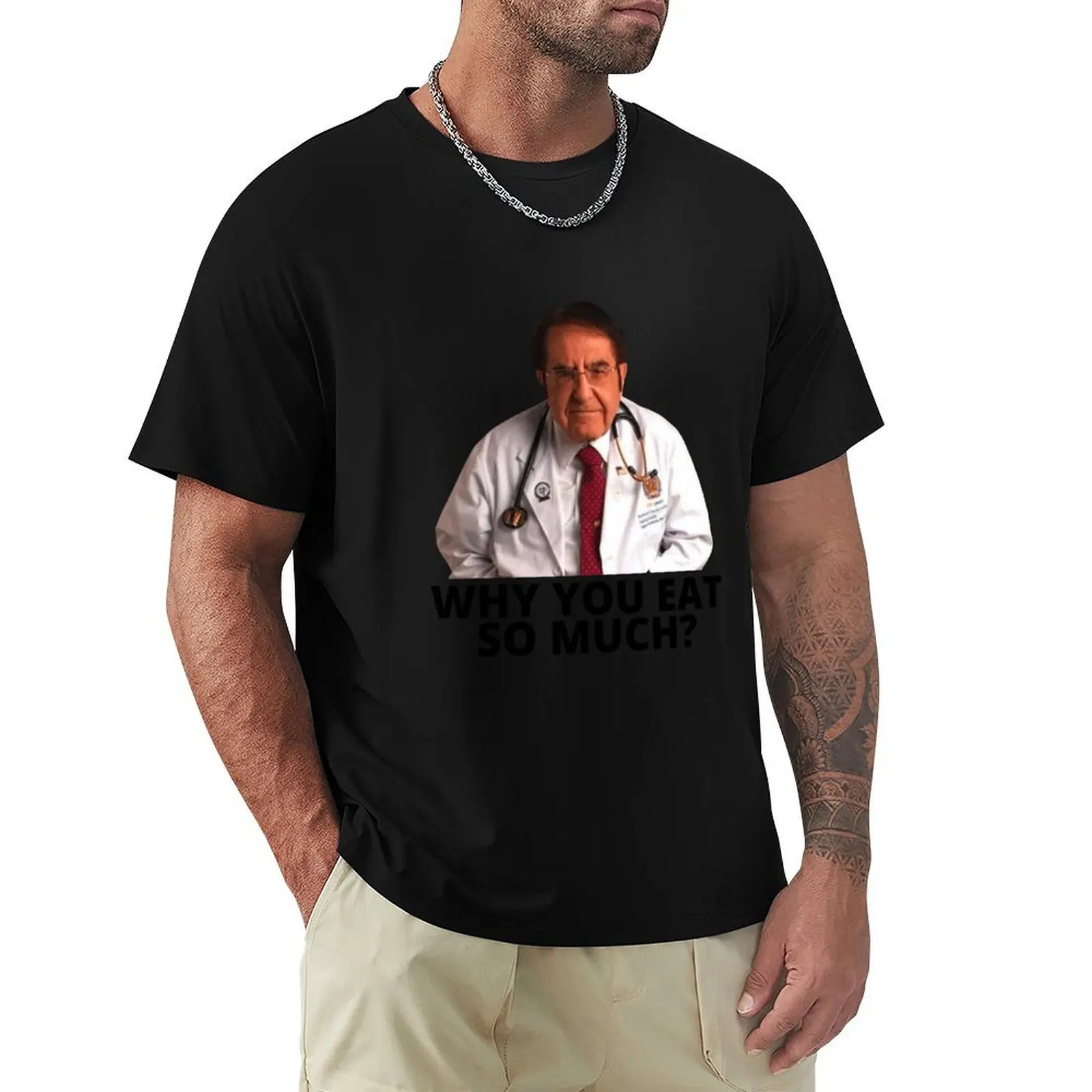 Dr Nowzaradan Why You Eat So Much T-Shirt Man t-shirt summer top Louboutins plain t shirts men
Dr Nowzaradan Why You Eat So Much T-Shirt Man t-shirt summer top Louboutins plain t shirts men