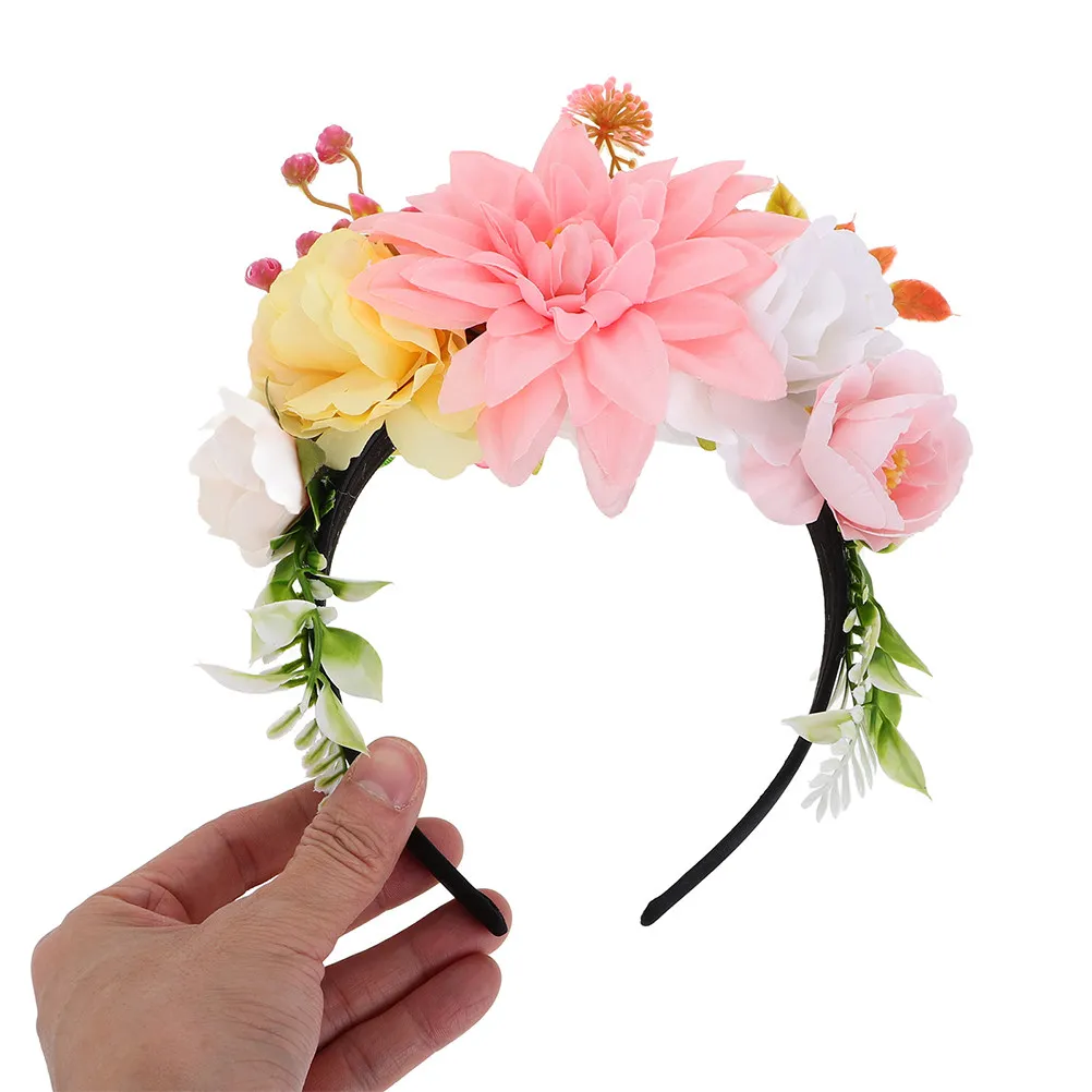2Pcs Realistic Faux Flower Headband Floral Crown Wedding Wreath Headband for Brides Bridesmaids Flower Party Festival
2Pcs Realistic Faux Flower Headband Floral Crown Wedding Wreath Headband for Brides Bridesmaids Flower Party Festival