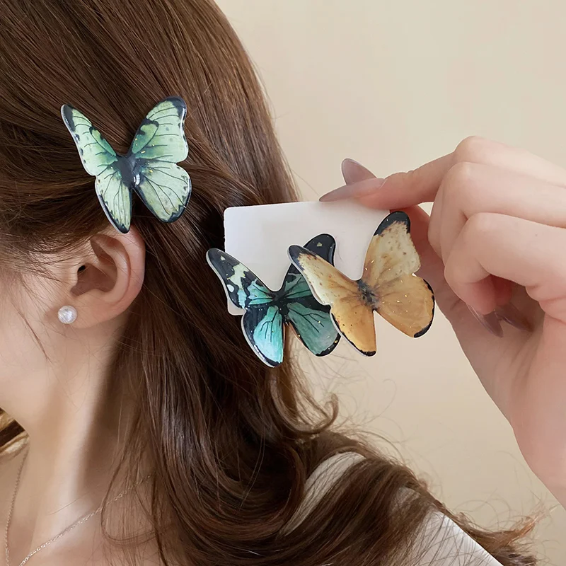 Super fairy butterfly hairpin grab clip girl, 2024 new popular clip headdress large sweet back of head shark clip summer
Super fairy butterfly hairpin grab clip girl, 2024 new popular clip headdress large sweet back of head shark clip summer