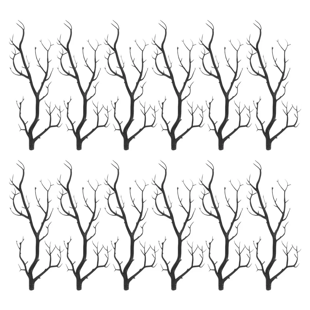 12pcs Faux Tree Branches Realistic Artificial Plastic Stems Antler Dried Twigs Halloween Decoration Vase Craft Use 
12pcs Faux Tree Branches Realistic Artificial Plastic Stems Antler Dried Twigs Halloween Decoration Vase Craft Use