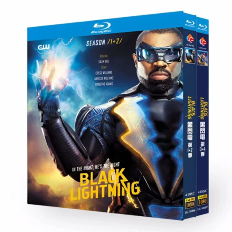 Чёрная молния: Сезоны 1-4, Blu-ray диск
Чёрная молния: Сезоны 1-4, Blu-ray диск