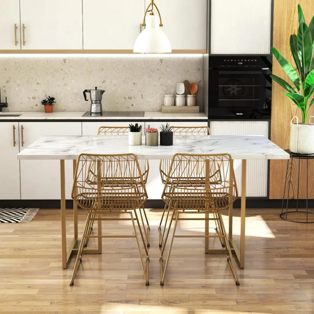 Astor Dining Table, 64 in x 36 in x 30 in,Simple and advanced style, Used for living room and dining room,White
Astor Dining Table, 64 in x 36 in x 30 in,Simple and advanced style, Used for living room and dining room,White