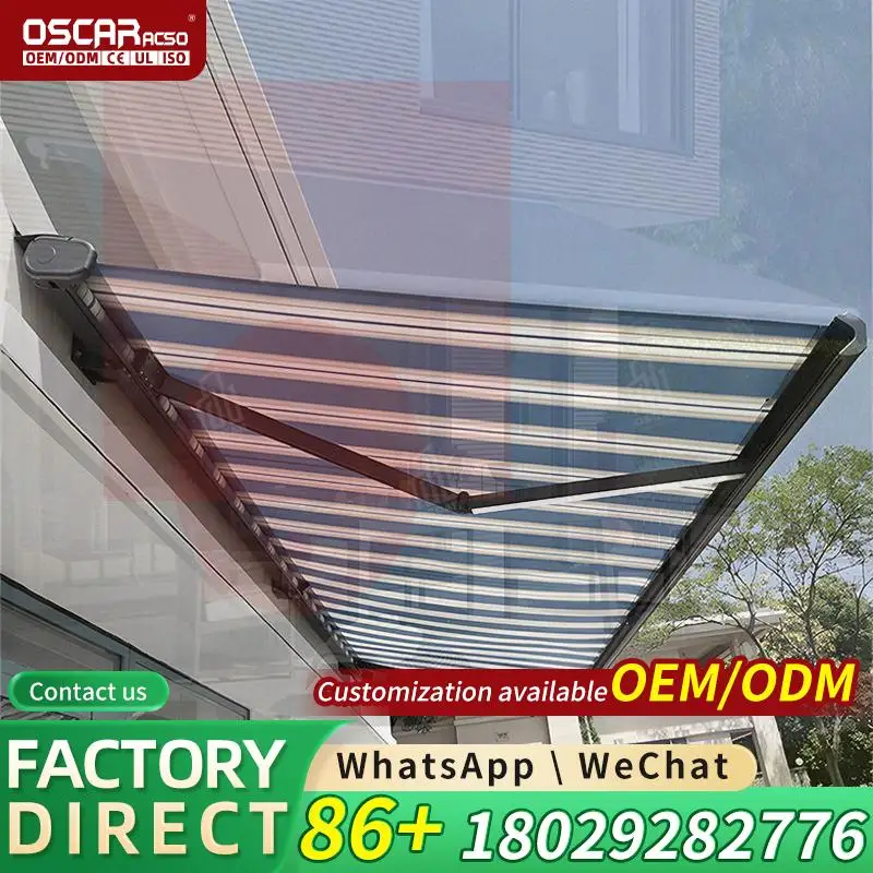LED Lighting Outdoor Outdoor Canopy Courtyard Rain Protection Sunshade Patio Garden Balcony Retractable Awning
LED Lighting Outdoor Outdoor Canopy Courtyard Rain Protection Sunshade Patio Garden Balcony Retractable Awning
