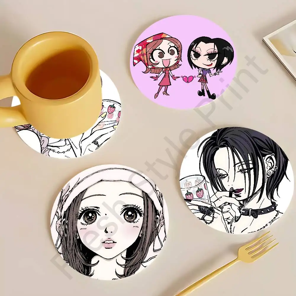 Cute Girl N-NANA Heat Resistant Round Wooden Coasters Non-slip Drink Cafe Decoration 2D Flat Color Print Coasters
Cute Girl N-NANA Heat Resistant Round Wooden Coasters Non-slip Drink Cafe Decoration 2D Flat Color Print Coasters