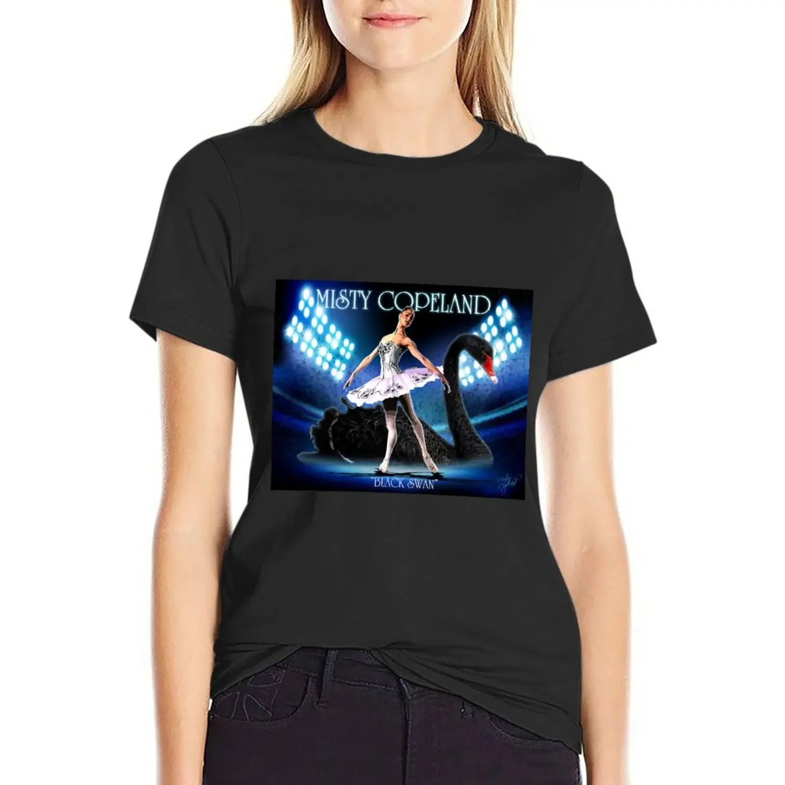 Misty Copeland Black Swan D-3 Pillows & Totes T-Shirt vintage shirts graphic tees summer tops blanks Women clothing
Misty Copeland Black Swan D-3 Pillows & Totes T-Shirt vintage shirts graphic tees summer tops blanks Women clothing