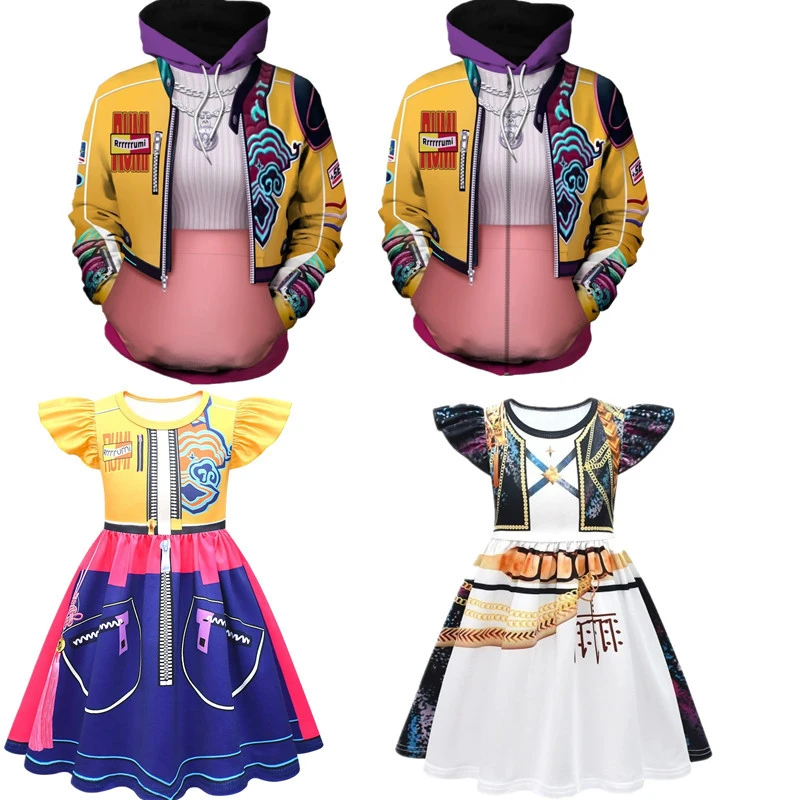 Anime HUNTRIX K-POP Demon Hunters Cosplay Rumi Dress Mira Sweatshirt Zoey Halloween Children's Costumes Kids 3D Printed Hoodie
Anime HUNTRIX K-POP Demon Hunters Cosplay Rumi Dress Mira Sweatshirt Zoey Halloween Children's Costumes Kids 3D Printed Hoodie