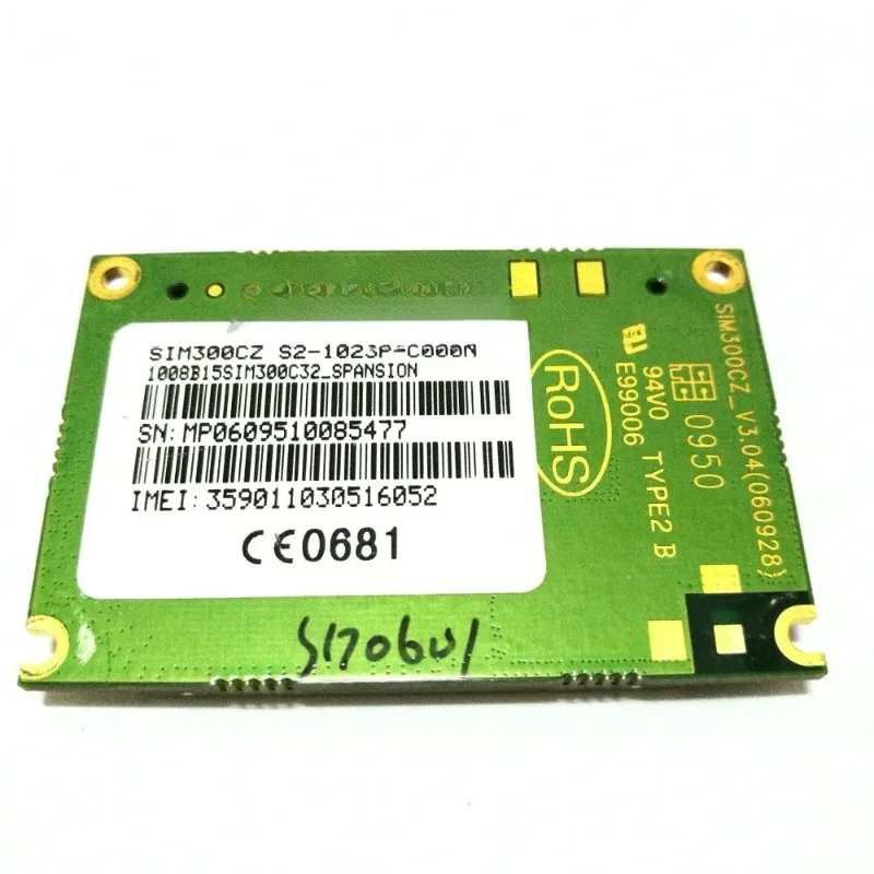 gprs SIM300CZ module, a large number of goods, disassembly module, has solder
gprs SIM300CZ module, a large number of goods, disassembly module, has solder