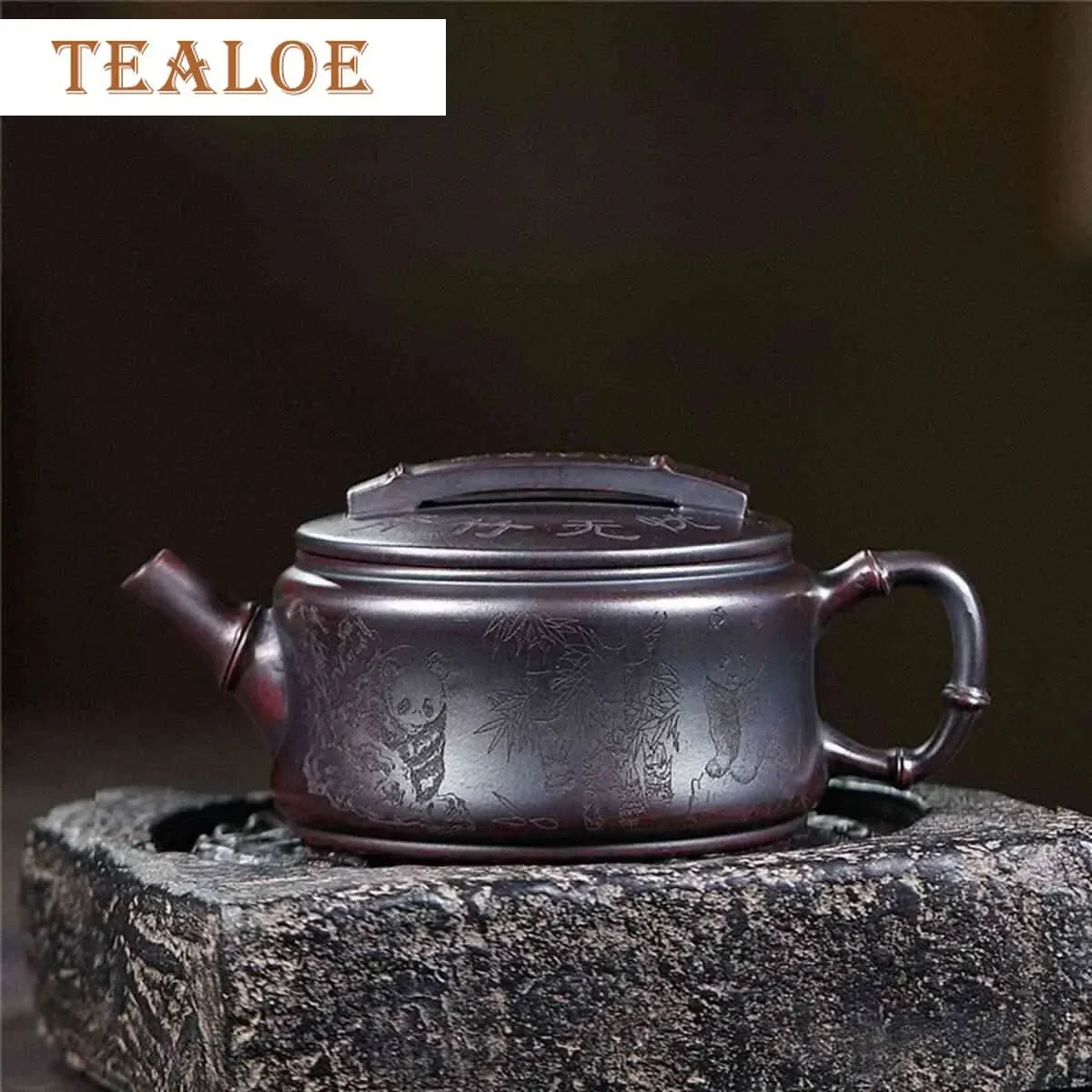 260ml Yixing Purple Clay Teapot Handmade Panda Large Caliber Pot Raw Ore Iron Red Mud Tea Maker Kettle With Strainer Zisha Tea
260ml Yixing Purple Clay Teapot Handmade Panda Large Caliber Pot Raw Ore Iron Red Mud Tea Maker Kettle With Strainer Zisha Tea