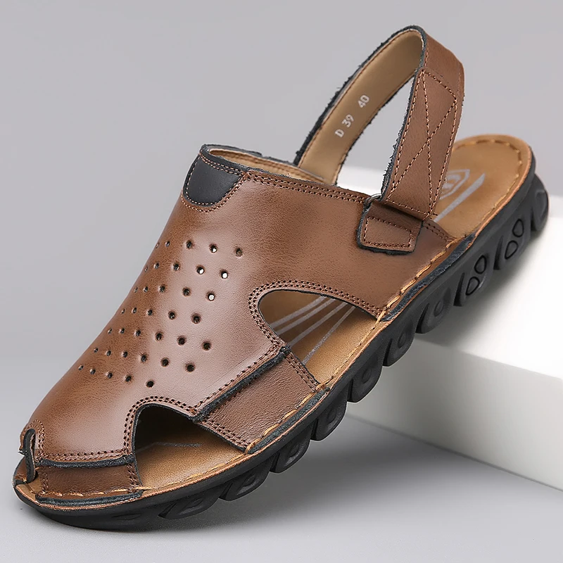 Men's Summer Slip-On Breathable Anti-Slip Outdoor Two-Way Sandals Soft Bottom Driving Hole Hole Casual Loafers-D39
Men's Summer Slip-On Breathable Anti-Slip Outdoor Two-Way Sandals Soft Bottom Driving Hole Hole Casual Loafers-D39