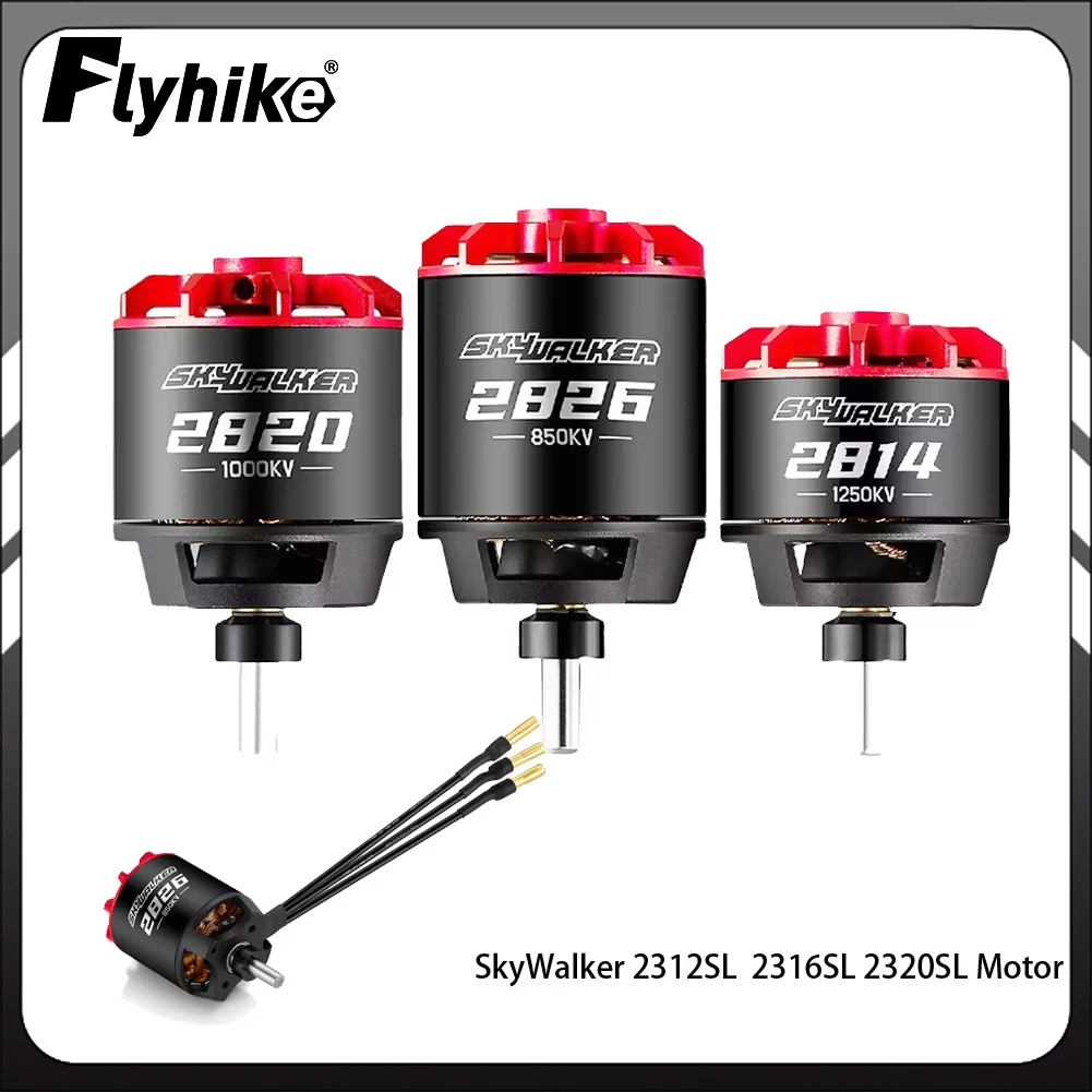 Hobbywing SkyWalker 2312 2316 2320 SL 860KV/980KV/1100KV/1250KV/1400KV/2450KV 3-4S Brushless Motor for RC Fixed-wing Airplane
Hobbywing SkyWalker 2312 2316 2320 SL 860KV/980KV/1100KV/1250KV/1400KV/2450KV 3-4S Brushless Motor for RC Fixed-wing Airplane