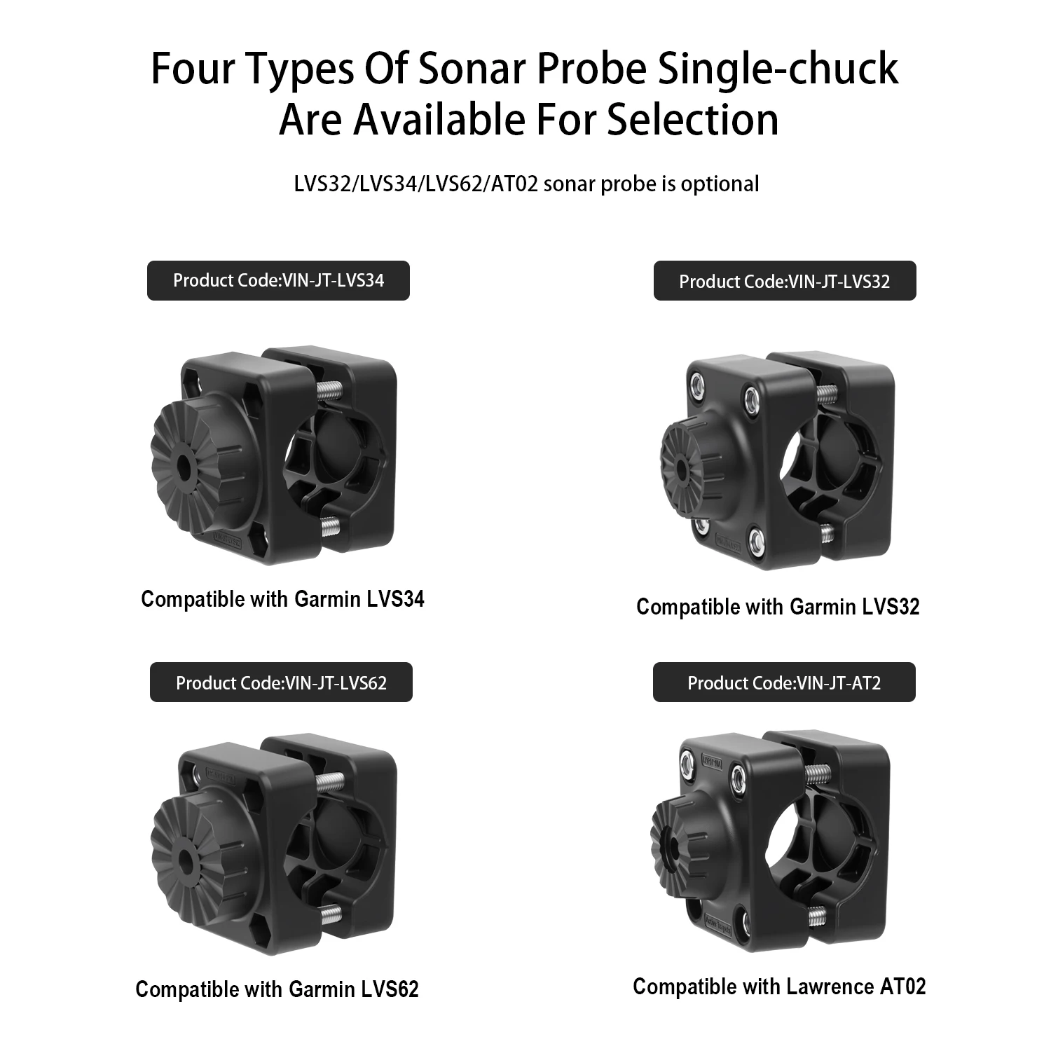 VIN mounts 0 Degree Transducer Clamp Mount Adapter for Lowrance ActiveTarget 2 AT2 / Garmin LVS32 LVS34 LVS62 Pole Shaft VIN-TYQ
VIN mounts 0 Degree Transducer Clamp Mount Adapter for Lowrance ActiveTarget 2 AT2 / Garmin LVS32 LVS34 LVS62 Pole Shaft VIN-TYQ