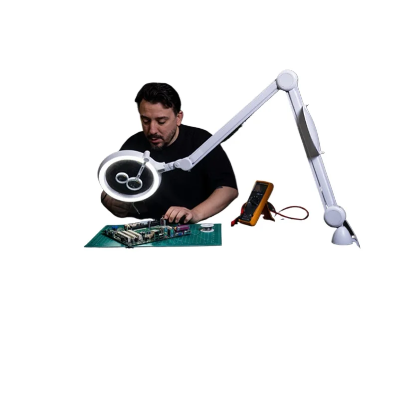 Magnifying glass desk lamp suitable for miniature/painting · handmade/beauty/embroidery/precision electronics
Magnifying glass desk lamp suitable for miniature/painting · handmade/beauty/embroidery/precision electronics