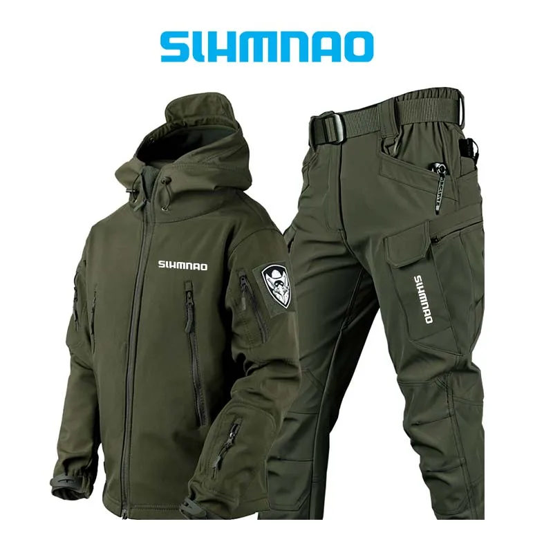 2025 Winter waterproof tactical jacket set men's outdoor soft shell hiking hunting jacket set fishing jacket sports set
2025 Winter waterproof tactical jacket set men's outdoor soft shell hiking hunting jacket set fishing jacket sports set