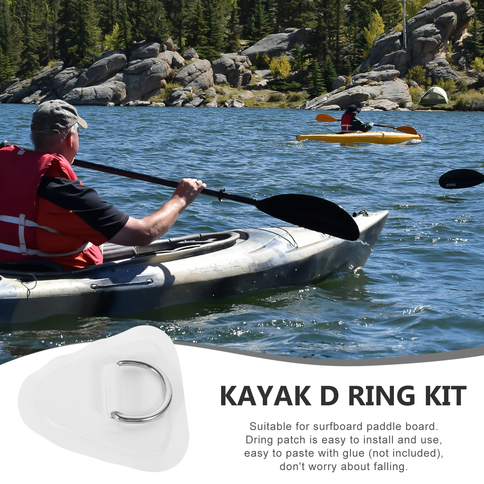 2pcs Kayak Accessories Stainless Steel PVC Back Buckle Rope Fixator Surfboard Supplies Black Boat Ring Fittings Inflatable Kayak
2pcs Kayak Accessories Stainless Steel PVC Back Buckle Rope Fixator Surfboard Supplies Black Boat Ring Fittings Inflatable Kayak