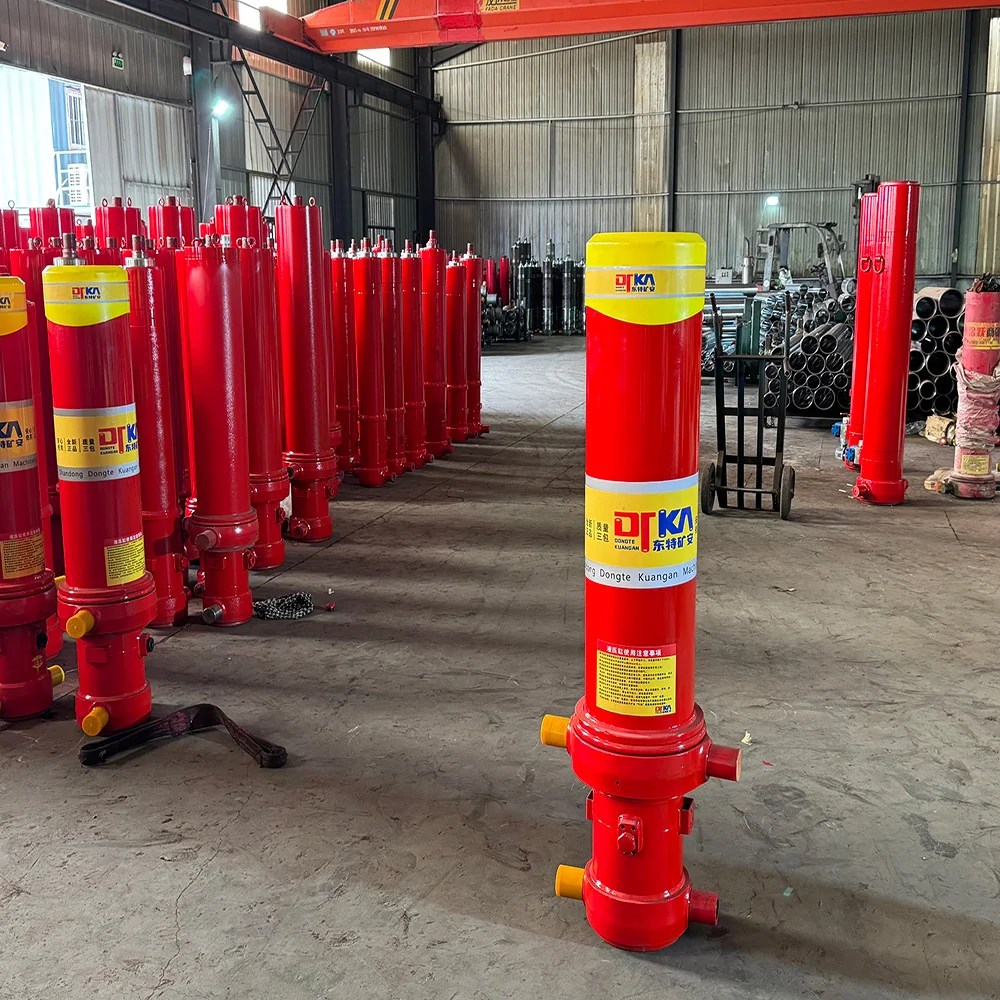 Single-acting telescopic high-pressure hydraulic cylinder for front-end loader
Single-acting telescopic high-pressure hydraulic cylinder for front-end loader