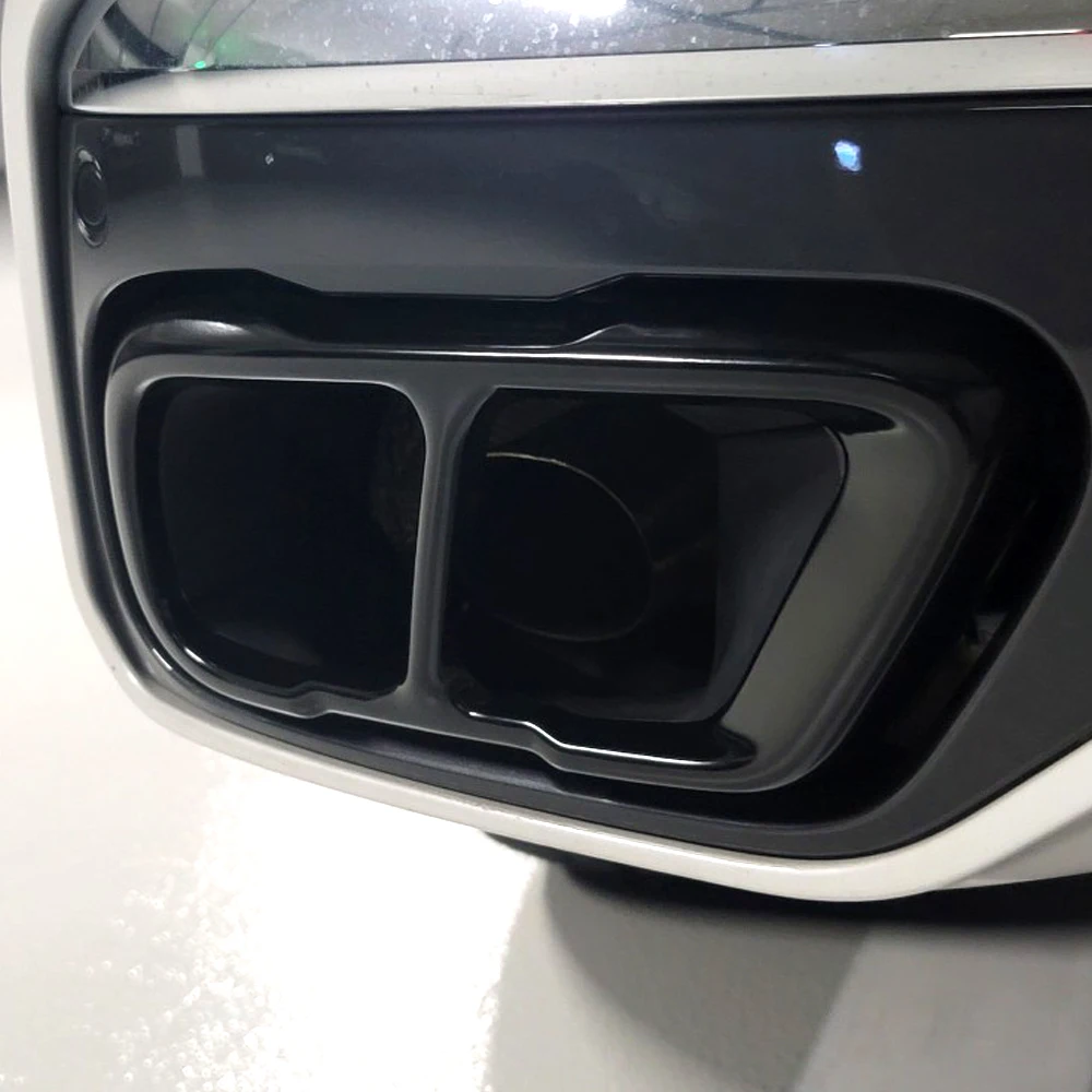 2pcs Car Muffler Exhaust Pipe Tail Cover Trim Exterior Aluminum high gloss black For BMW X5 G05 X6 G06 X7 G07 2019 2020 2021
2pcs Car Muffler Exhaust Pipe Tail Cover Trim Exterior Aluminum high gloss black For BMW X5 G05 X6 G06 X7 G07 2019 2020 2021