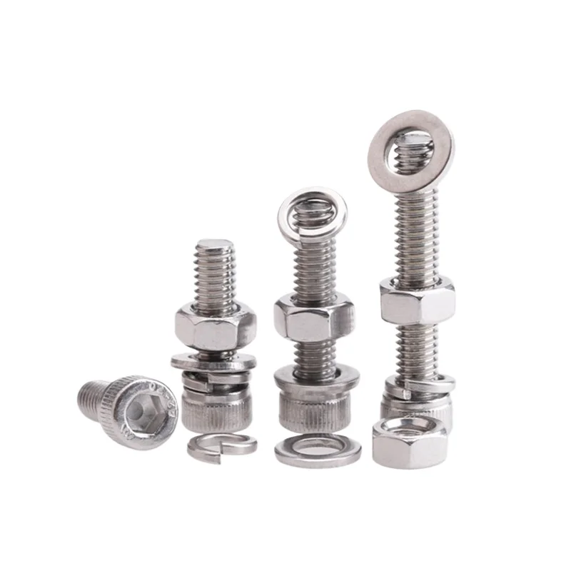M4M5M6 Stainless Steel 304 Cup Head Hexagonal Bolt Screw Nut Gasket Set Large Full-ball Pad Combination 20PCS
M4M5M6 Stainless Steel 304 Cup Head Hexagonal Bolt Screw Nut Gasket Set Large Full-ball Pad Combination 20PCS