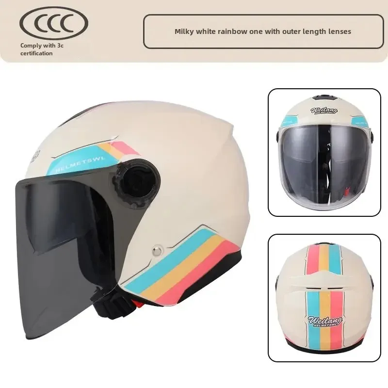 NEW Motorbike Go Kart Scooter Motor Van Motorcycle Dual Lens Vintage Helmets Four Seasons Racing Half Helmets Casque Helmet
NEW Motorbike Go Kart Scooter Motor Van Motorcycle Dual Lens Vintage Helmets Four Seasons Racing Half Helmets Casque Helmet