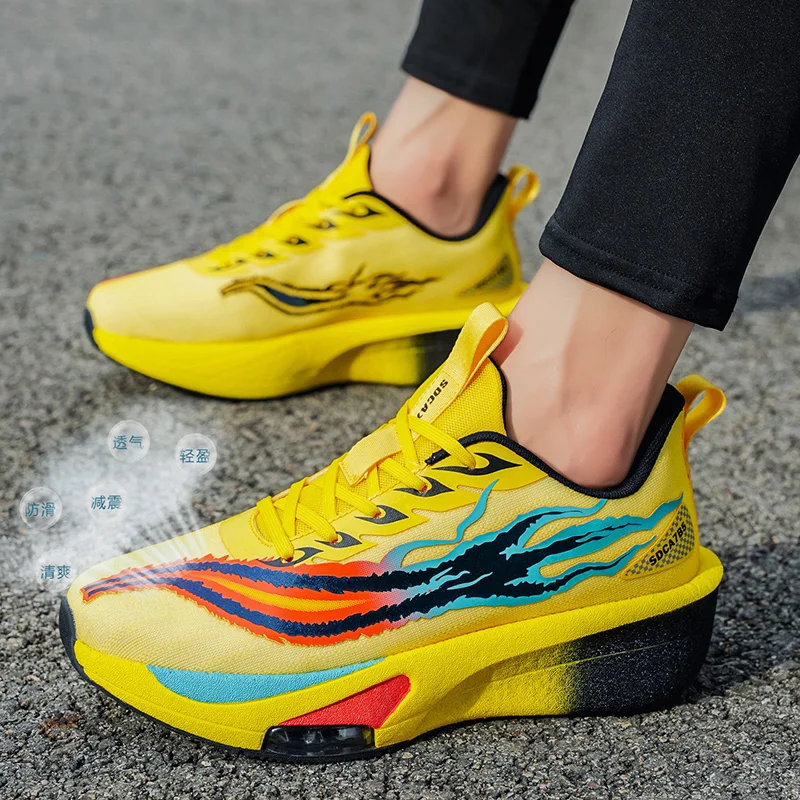 2026 Men's Cushioning Running Shoes Lightweight Athletic Casual Sneakers Male Non-Slip Sports Shoes Outdoor Travel Walking Shoes
2026 Men's Cushioning Running Shoes Lightweight Athletic Casual Sneakers Male Non-Slip Sports Shoes Outdoor Travel Walking Shoes