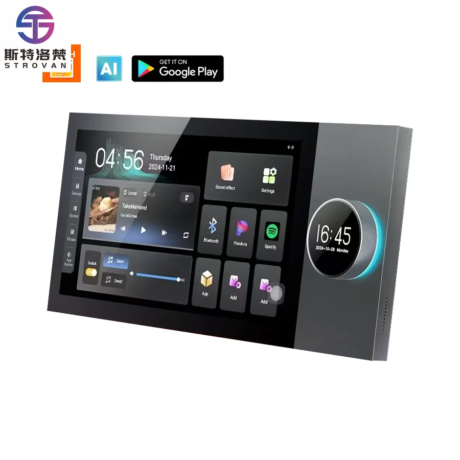 STLF 7 Inch Tuya Smart Home Control Panel Support Google Play Ai Touch Screen Tuya Smart Switch Panel
STLF 7 Inch Tuya Smart Home Control Panel Support Google Play Ai Touch Screen Tuya Smart Switch Panel