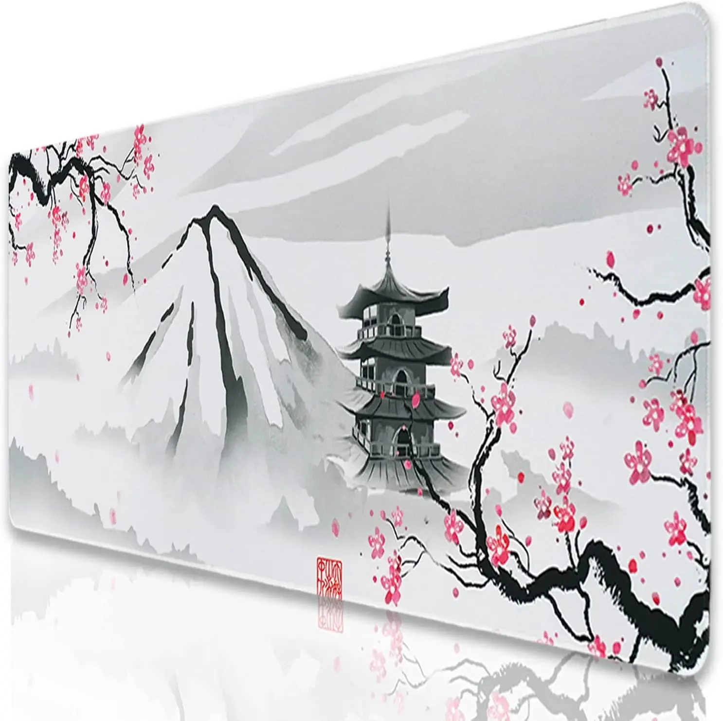 Большой игровой коврик для мыши Cherry Blossom со швом, противоскользящий удлиненный коврик для мыши, водонепроницаемый коврик для клавиатуры, настольный коврик для офиса и дома
Большой игровой коврик для мыши Cherry Blossom со швом, противоскользящий удлиненный коврик для мыши, водонепроницаемый коврик для клавиатуры, настольный коврик для офиса и дома