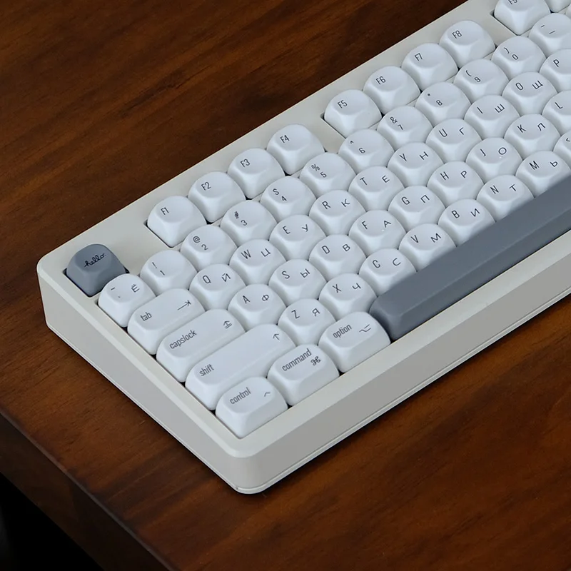 138 Keys Mac Version with CMD OPT key caps white KOA is highly similar MOA sublimation Keycaps PBT Mechanical Keyboard Korean
138 Keys Mac Version with CMD OPT key caps white KOA is highly similar MOA sublimation Keycaps PBT Mechanical Keyboard Korean